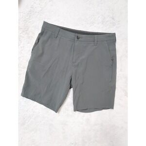 Vuori Shorts Mens 31 Charcoal Gray Performance Aim Golf Athleisure Activewear